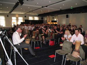 Cuscal Interactive Drumming Session Establishment Sydney